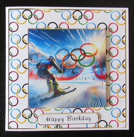 Olympics skiing by Davina Rundle