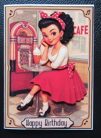 Birthday at the Rock Cafe 5x7 by Davina Rundle
