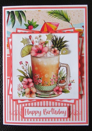 Tropical Drinks Mini Kit 5x7 (3) by Davina Rundle