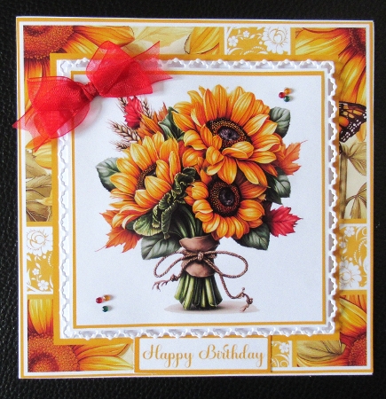 Sunflower Bouquet Mini Kit 7x7 (4) *Customer Request* by Davina Rundle