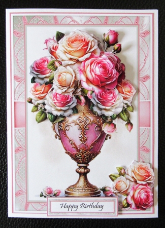 Rose Bouquet Mini Page Kit by Davina Rundle