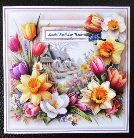 Spring Cottage Garden Mini Page Kit by Davina Rundle