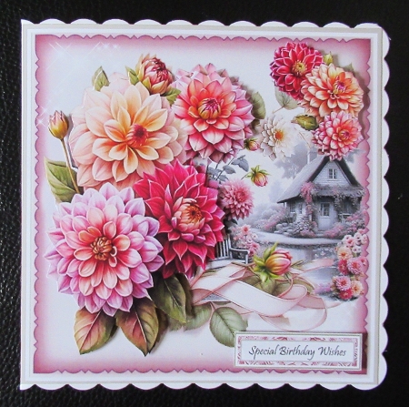 Dahlia Cottage Garden Mini Page Kit by Davina Rundle