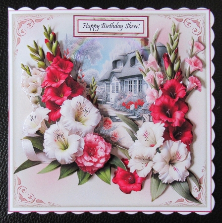 Gladioli Cottage Garden Mini Page Kit by Davina Rundle