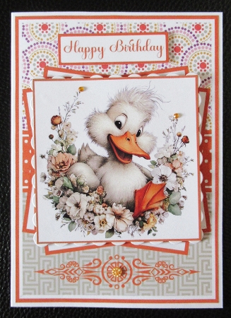 Duck In Bloom Mini Kit 5x7 (3) by Davina Rundle