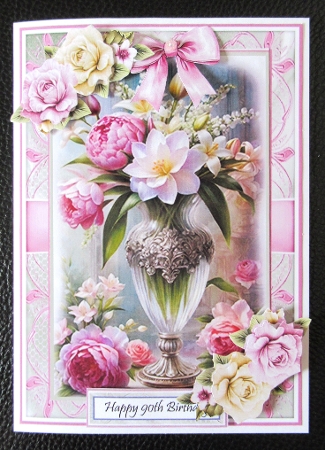 Summer Floral Vase Mini Page Kit by Davina Rundle