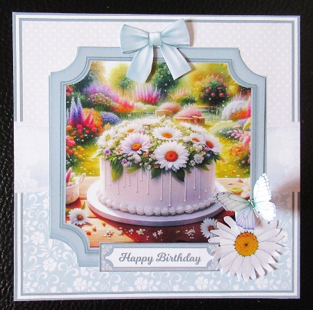 FLOWERY CAKES 5x7 6x6 by Davina Rundle
