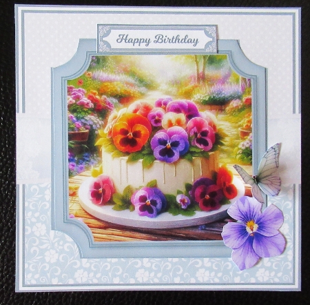 FLOWERY CAKES 5x7 6x6 by Davina Rundle