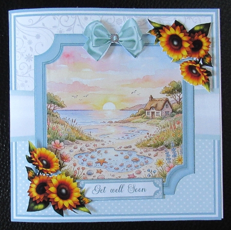 BEAUTIFUL DAY 5x7 6x6 by Davina Rundle