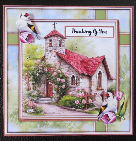 Stone Country Chapel - Mini Kit 6x6 by Davina Rundle