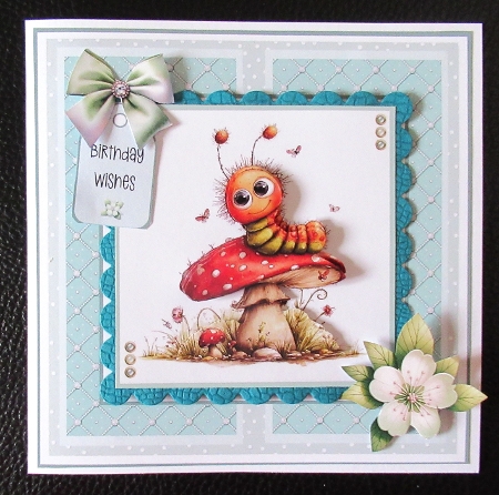 Cute Caterpillars 2 - 6x6 and 5x7 Version by Davina Rundle