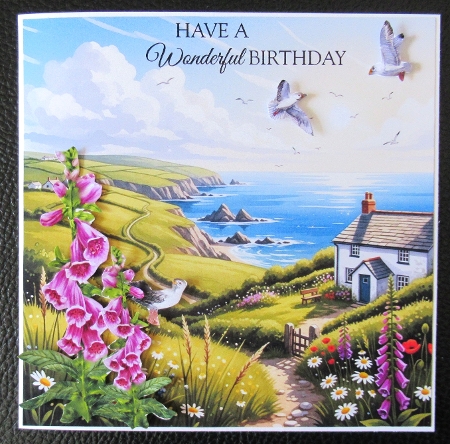Cornish coast 1 by Davina Rundle