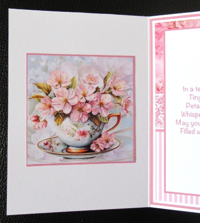 Teacups In Bloom Mini Kit 5x7 (3) Plus Bonus by Davina Rundle