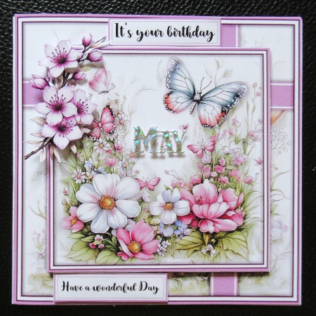 Spring Butterflies - Mini Kit 6x6 by Davina Rundle