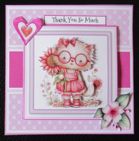 A Delightful Little Kitty - 6x6 and 5x7 Version by Davina Rundle