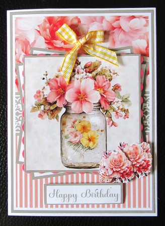 Mason Jar In Bloom Mini Kit 5x7 (3) Plus Bonus by Davina Rundle