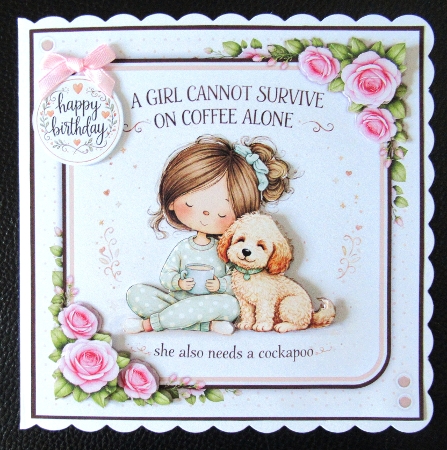 Cockapoo & Coffee Mini Kit by Davina Rundle