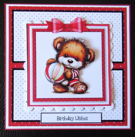 Beach Bears #2 - 6x6 and 5x7 Version by Davina Rundle