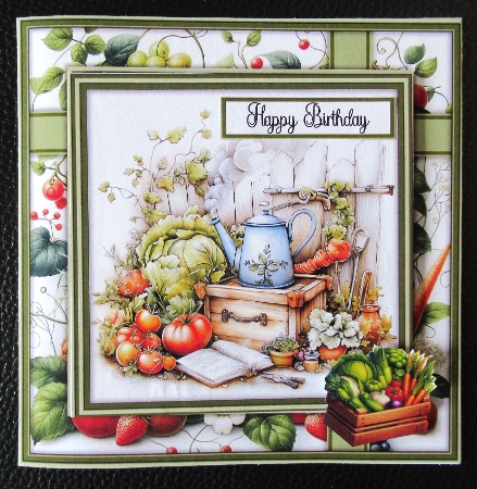 Garden Vegatables - Mini Kit 6x6 by Davina Rundle