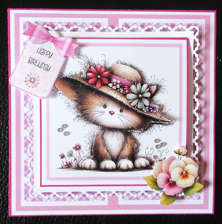 Cats and Kisses - 6x6 and 5x7 Version by Davina Rundle