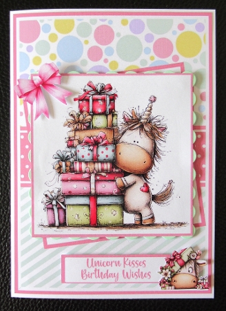 Birthday Unicorn #2 Mini Kit 5x7 (3) Plus Bonus by Davina Rundle