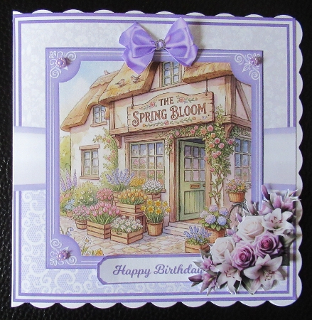 THE FLOWER SHOP 6x6 5x7 by Davina Rundle