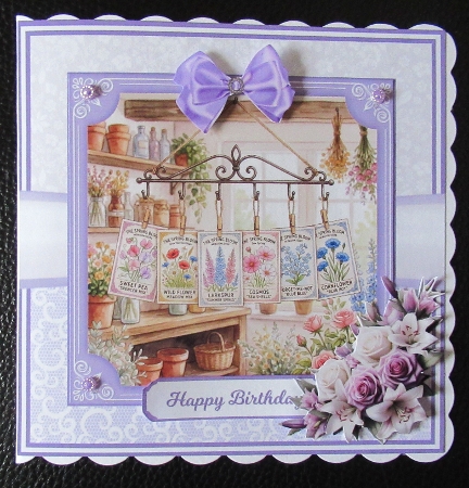 THE FLOWER SHOP 6x6 5x7 by Davina Rundle