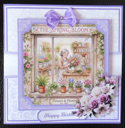 THE FLOWER SHOP 6x6 5x7 by Davina Rundle