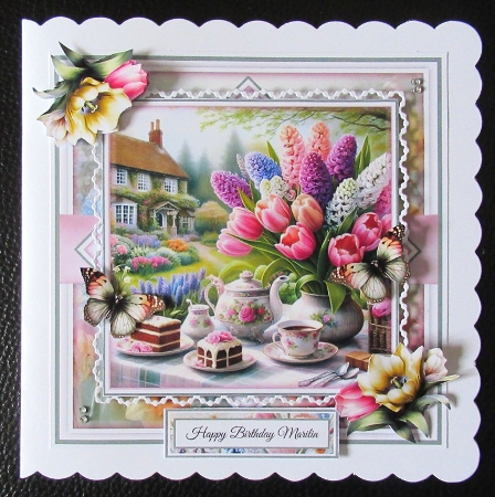 Spring Afternoon Tea Mini Page Kit by Davina Rundle