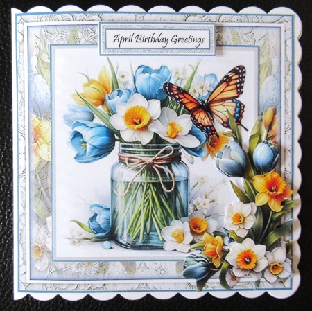 Butterfly Mason Jar Mini Page Kit by Davina Rundle