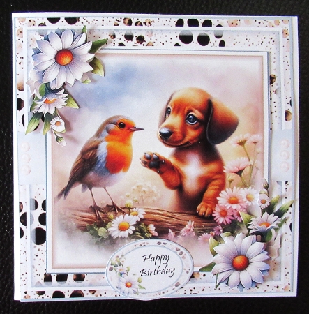 Cute Dachshund Pups Mini Page Kit by Davina Rundle