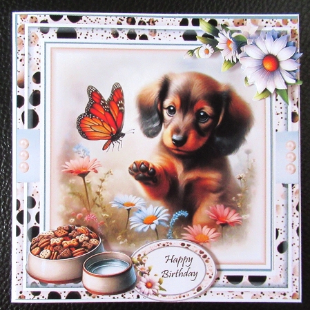 Cute Dachshund Pups Mini Page Kit by Davina Rundle