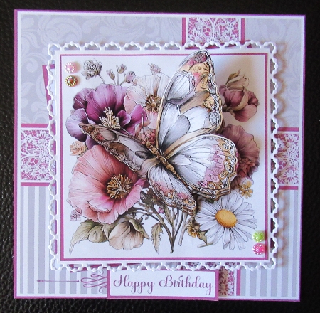Butterflies In Bloom #2 Mini Kit 7x7 (4) Plus Bonus *Customer Request* by Davina Rundle