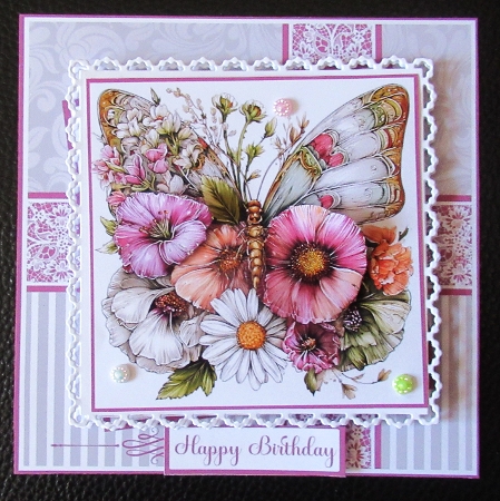 Butterflies In Bloom #2 Mini Kit 7x7 (4) Plus Bonus *Customer Request* by Davina Rundle