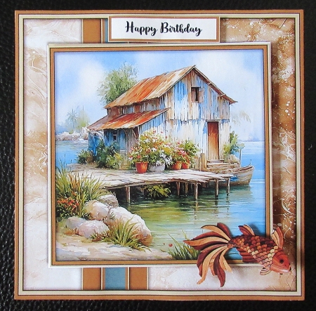Fishing Shack - Mini Kit 6x6 by Davina Rundle