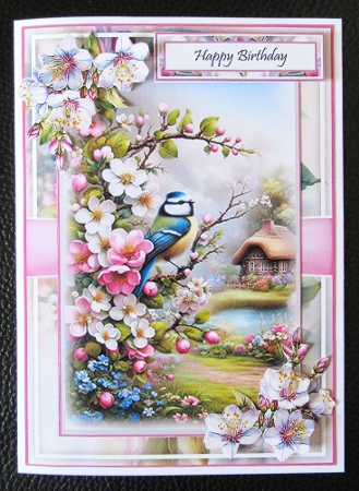 Apple Blossom Blue Tit Mini Kit by Davina Rundle