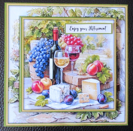 Wine,Fruit & Chees - Mini Kit 6x6 by Davina Rundle
