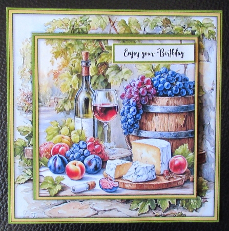 Wine,Fruit & Chees - Mini Kit 6x6 by Davina Rundle