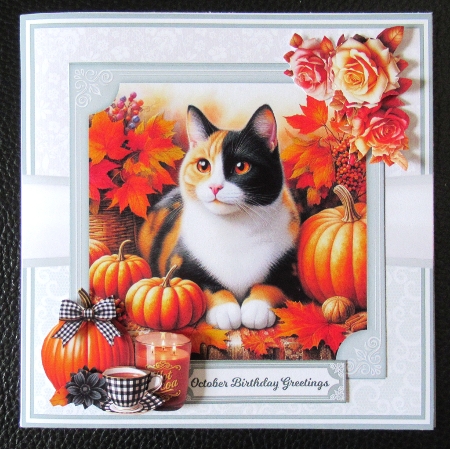 5x7 6x6 AUTUMN CALICOS by Davina Rundle