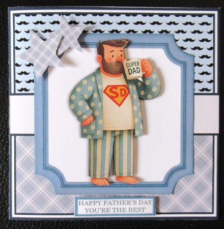 5x7 6x6 BEST DAD by Davina Rundle