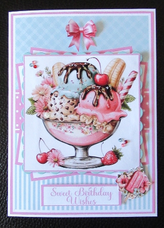 Sundae Delight Mini Kit 5x7 (3) Plus Bonus by Davina Rundle