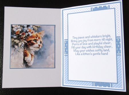 Cute Kitty Mini kit 5x7 (3) Plus Bonus by Davina Rundle