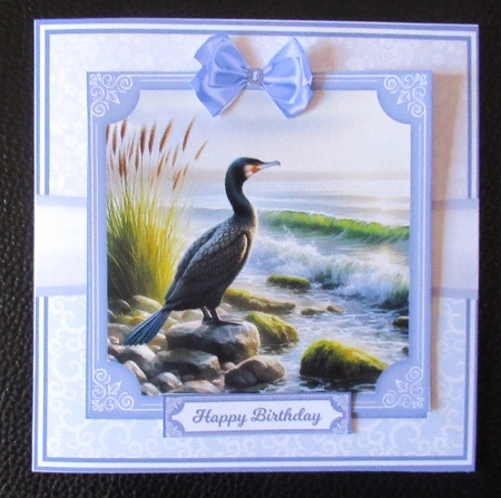 5x7 6x6 DOWN BY THE SEA by Davina Rundle
