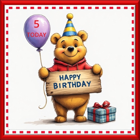 Birthday bears by Davina Rundle