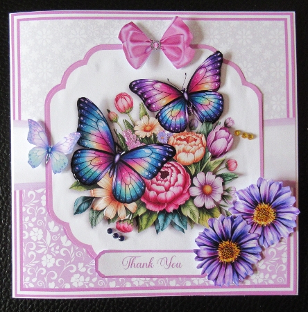 5x7 6x6 BUTTERFLIES by Davina Rundle