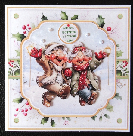 Cute Christmas Couples by Davina Rundle