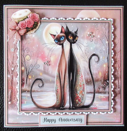 Elegant Cats - Mini Kit 6x6 by Davina Rundle