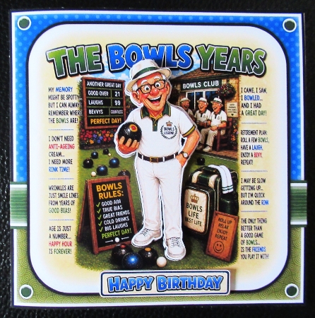 The Bowls Years Mini Kit Birthday/Fathers Day by Davina Rundle