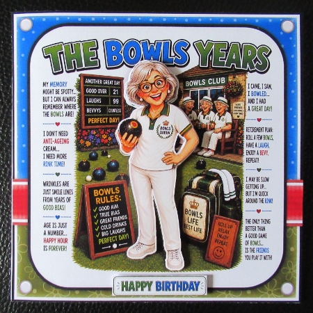 The Bowls Years (Female) Mini Kit by Davina Rundle