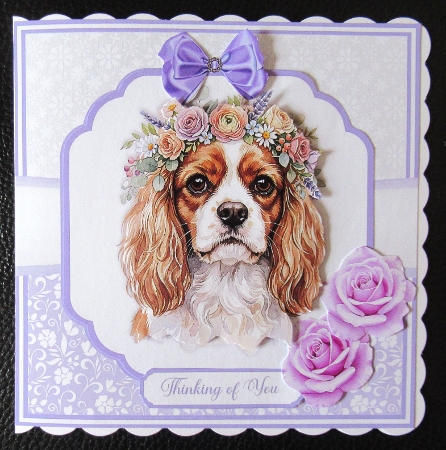 6x6 5x7 PRETTY POOCH set 2 by Davina Rundle